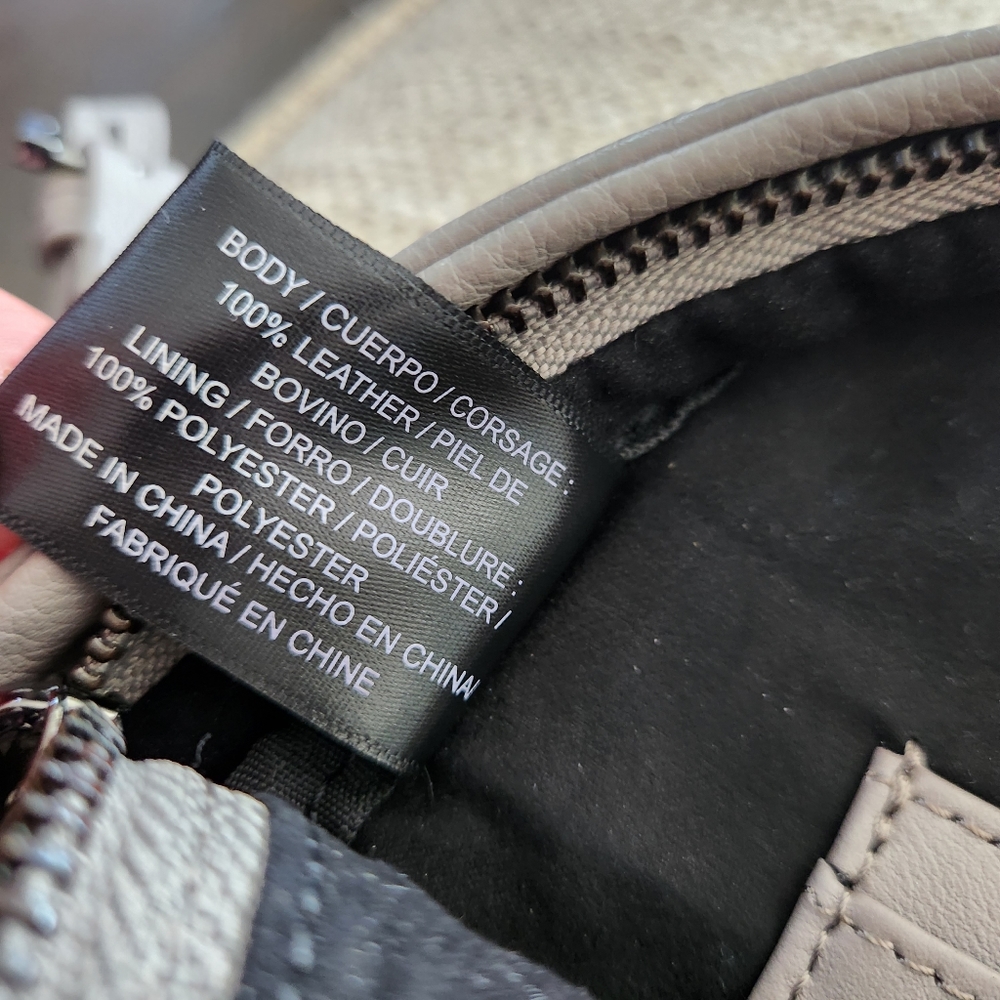 Botkier Grey Chevron Backpack/Crossbody Bag - Picture 5 of 12